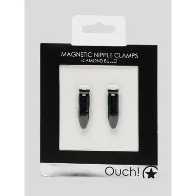 Ouch Magnetic Diamond Bullet Nipple Clamps