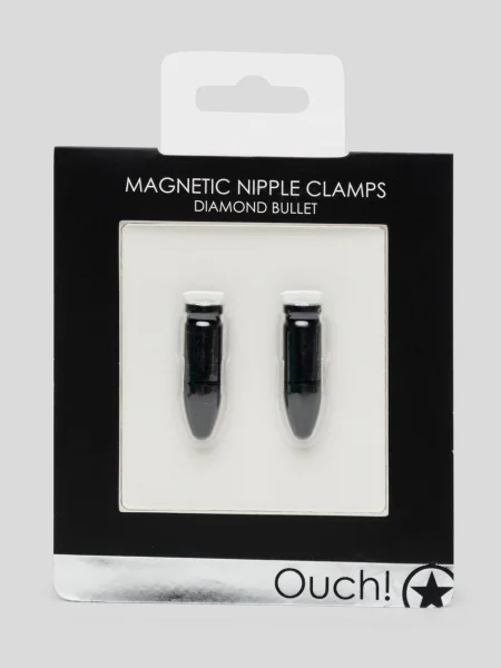 Ouch! Magnetic Diamond Bullet Nipple Clamps