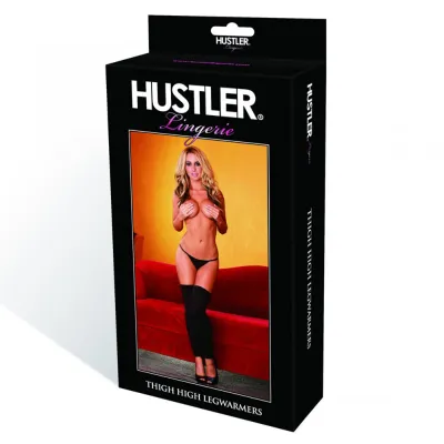 Hustler Leg Warmer Black Thigh High