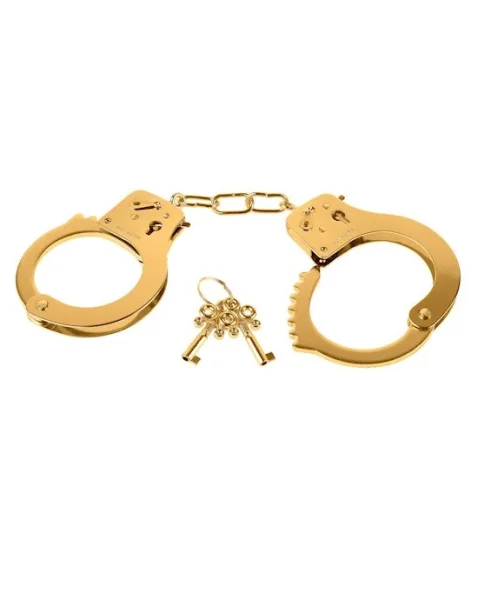 Fetish Fantasy Series Metal Cuffs - Gold