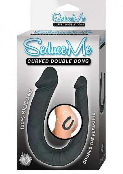 Seduce Me Curved Double Dong Black — image 4 of 4