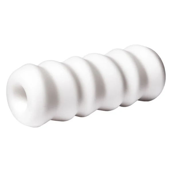 Bondara Stroke of Genius White Neutral Masturbator – 5.5 Inch