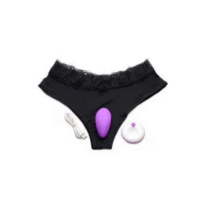 Frisky USB Rechargeable Vibrating Lace Trimmed Panty