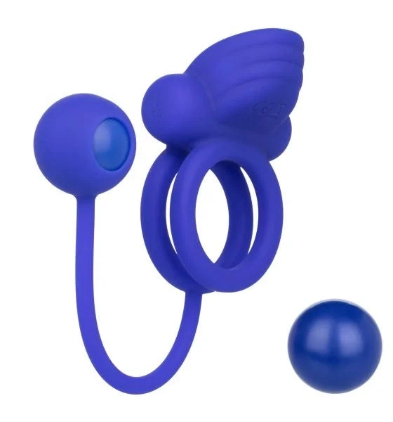 Rechargeable Dual Rockin Rim Enhancer Cock Ring