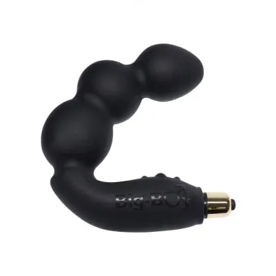 Big Boy Silicone Vibrator Waterproof Black