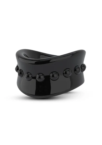 Stay Hard - Beef Ball Stretcher Snug X Long - 1 Inch Diameter - Black