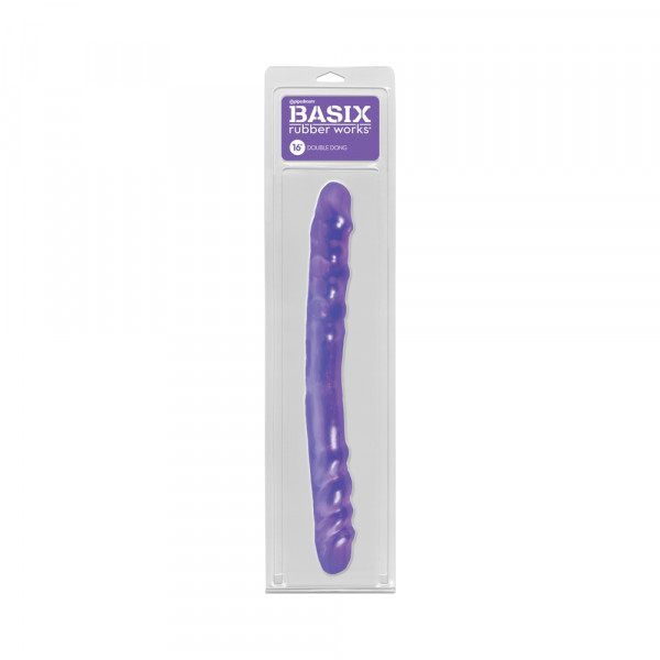 Basix Rubber Works 16 inches Double Dong Purple — image 4 of 8