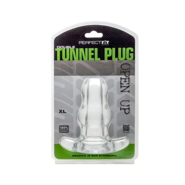 Double Tunnel Plug X-Large Clear — image 4 of 6