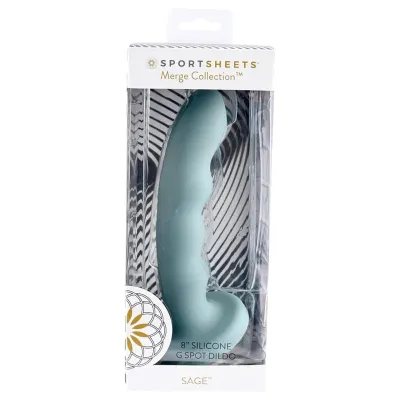 Sportsheets Sage 8 Silicone Dildo Green