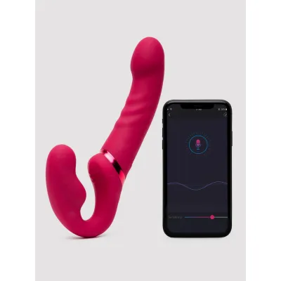 Lovense Lapis App Controlled Vibrating Strapless Strap On