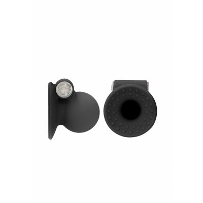 Vibrating Nipple Suckers Black Nipple Stickers