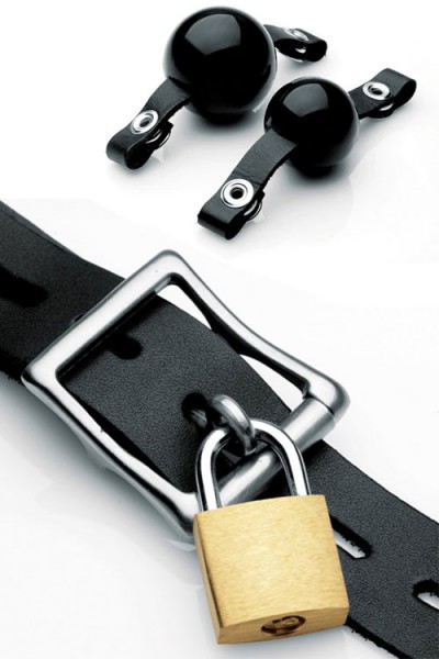 Mistress by Isabella Sinclaire Interchangeable Silicone Ball Gags with Leather Straps