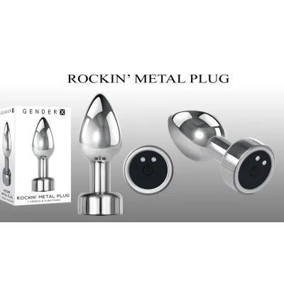 Rockin Metal Vibrating Butt Plug