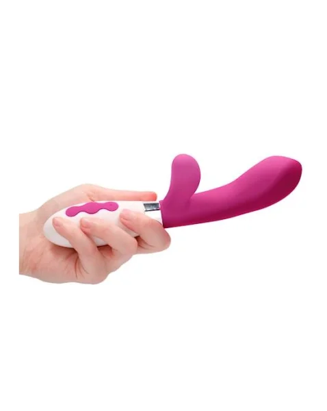Achilles Rechargeable Vibrator  - Pink - 8 Inch