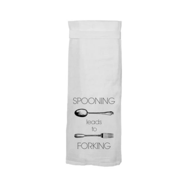 Games & Novelty: Twisted Wares Spooning Leads To Forking Flour Towel