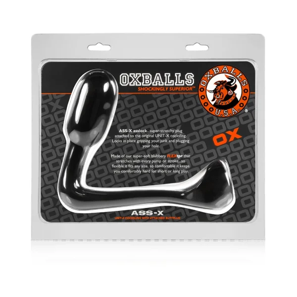 Oxballs Ass-x, Asslock, Black — image 4 of 7