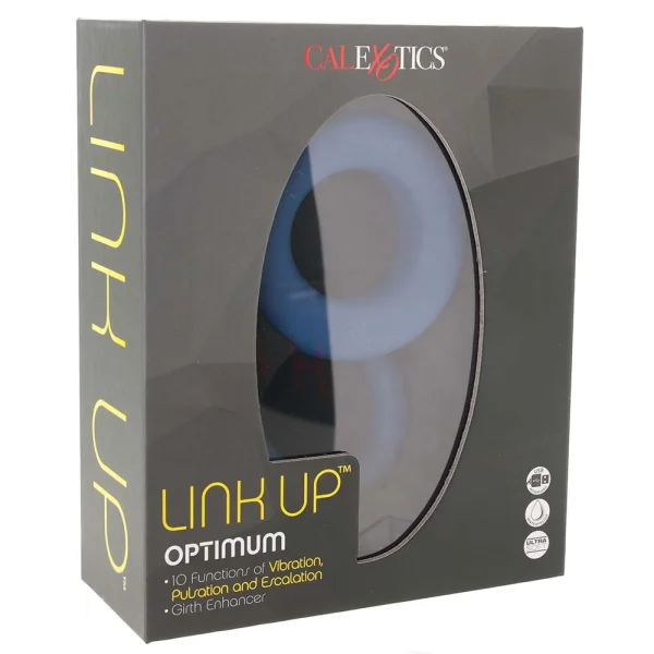 Link Up Optimum Vibrating Cock Ring Set Blue — image 6 of 8