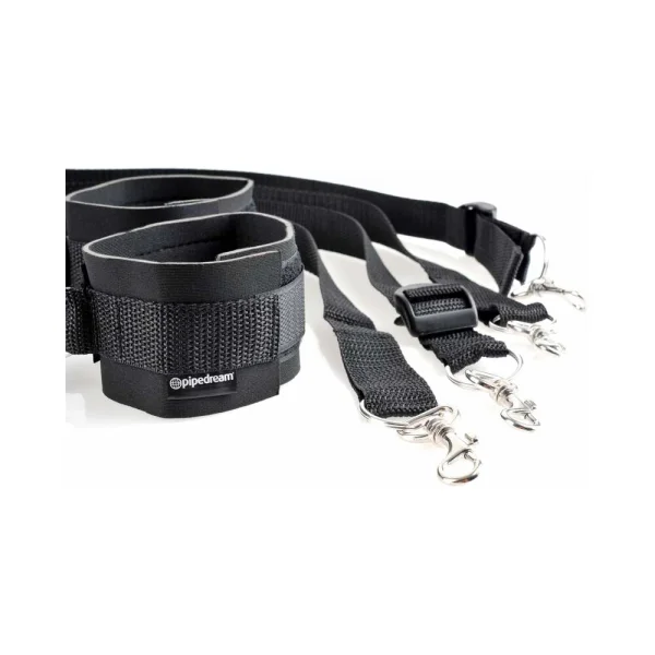 Fetish Fantasy Cuff and Tether Set Black