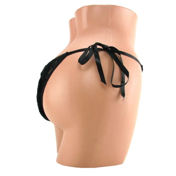 Remote Control 10 Function Little Black Panty - Thong