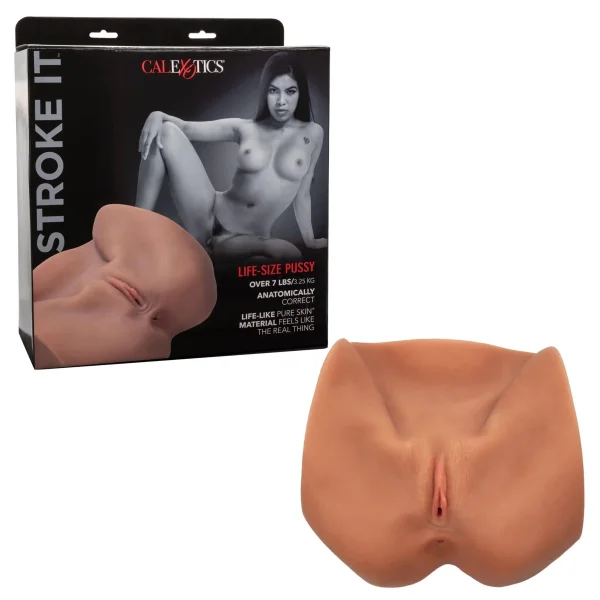 Stroke It Life-size Pussy - Brown