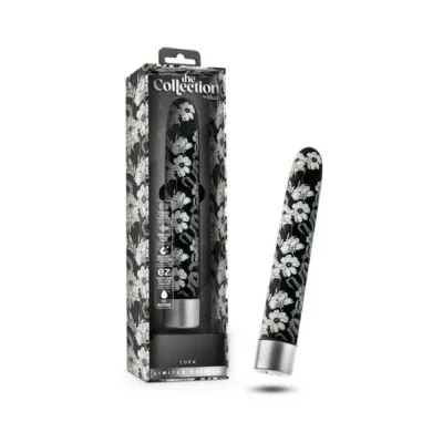 Classic Vibrators The Collection Eden Limited Edition Rechargeable 7 In Vibrator Black