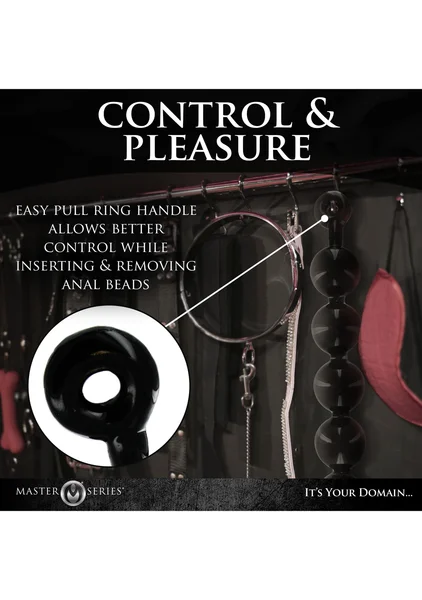Black Baller Anal Beads — image 7 of 9