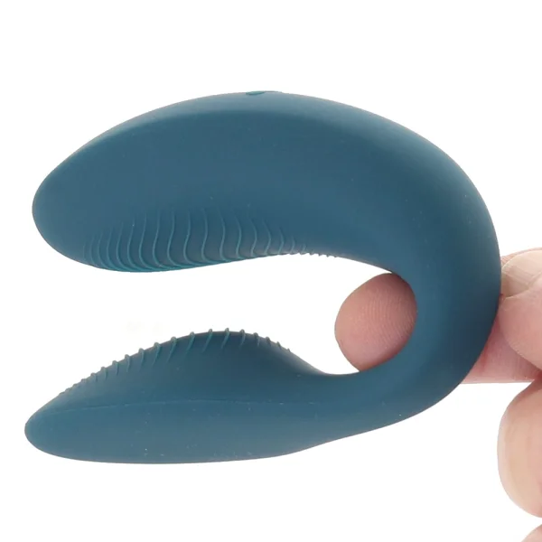 We-Vibe Sync Rechargeable Silicone Remote & App Controlled Couples Vibrator - Green Velvet