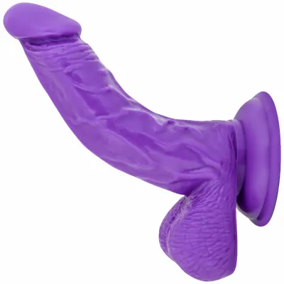 Ruse Magic Stick Silicone Suction Cup Dildo by Blush Novelties Purple