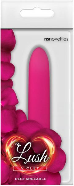 Lush Violet Pink 9.4 cm (3.7'') USB Rechargeable Mini Vibrator