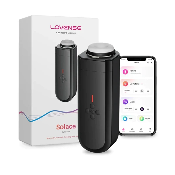 Lovense Solace App Controlled Automatic Thrusting Penis Masturbator