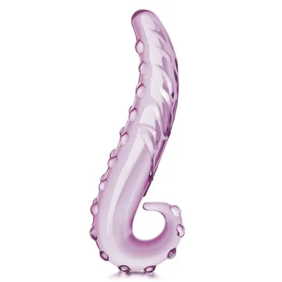 Glas 6 inch Lick It Glass Dildo