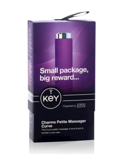 Charms Curve Petite Massager - Purple - 4 Inch