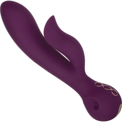 Obsession Fantasy Rechargeable Waterproof Silicone Rabbit Vibrator By CalExotics Purple