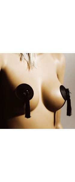 Bijoux Indiscrets Leather Burlesque Tassled Pasties