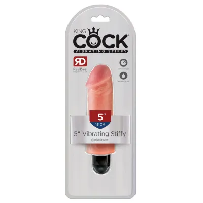 King Cock 5 Vibrating Stiffy Flesh