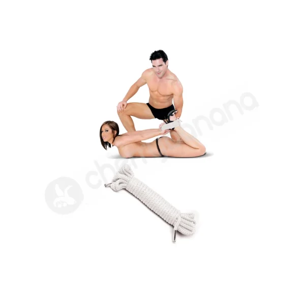 Fetish Fantasy Series White Japanese Silk Rope 10.5m
