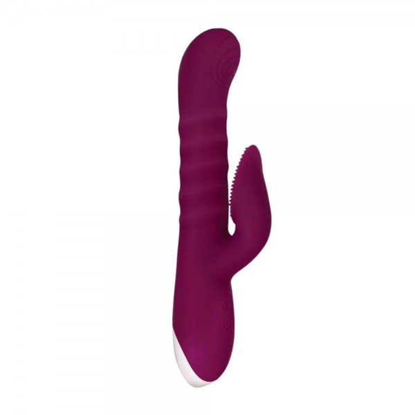 Lovely Lucy Rotating Thrusting Rabbit Vibrator by Evolved