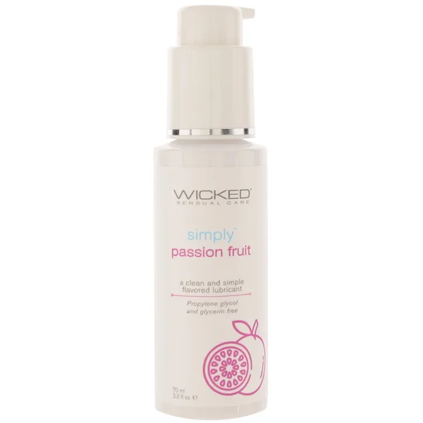 Simply Aqua Water Based Personal Lubricant - Passion Fruit 2.3 fl oz