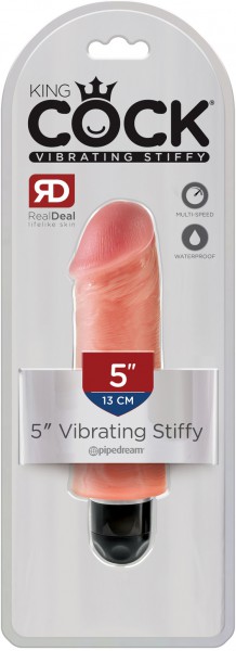 5" Vibrating Stiffy Cock