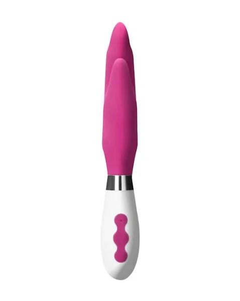 Athos Rechargeable Vibrator  - Pink - 8 Inch