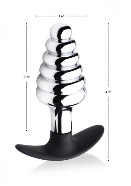 Dark Hive Metal and Silicone Anal Plug