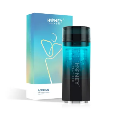 Adrian Water Spa Rotating Male Masturbator Blue