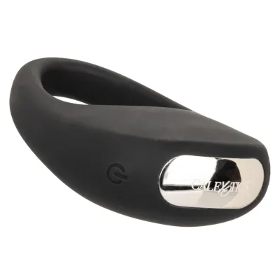 Silicone Rechargeable Pleasure Ring Black