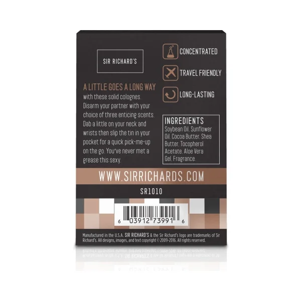 Guy Grease Pheromone Solid Cologne [force/musk]