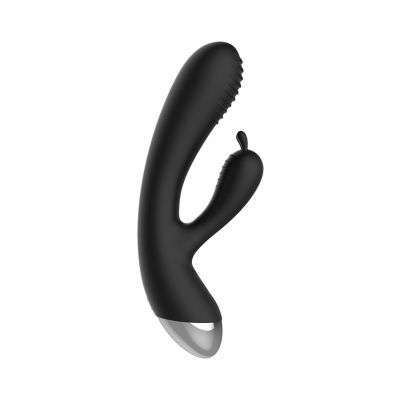 E Stimulation Rabbit Vibrator Black