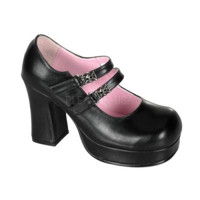 GOTHIKA 09 3 3 4 Goth Punk Lolita Skull Studded Double MJ Strap