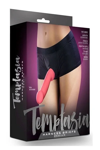 Blush Temptasia Black Harness Shorts Medium