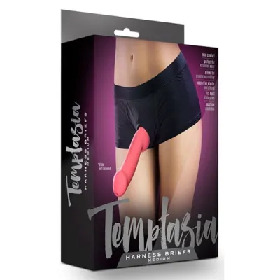 Blush Temptasia Black Harness Shorts Medium