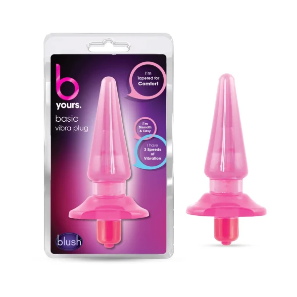 Basically Yours Sassy Vibra Plug (pink) — image 4 of 7