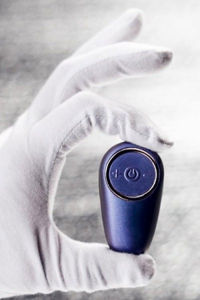 Hueman Black Hole 5.6" Booty Vibrator With Cock Ring & Remote